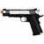 Pistola De Airsoft GBB QGK R28-Y M1911 Warrior Dual Tone Full Metal - Blowback - Mostruário