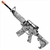 Rifle de Airsoft Elétrico King Arms M4 Navy Seals Digital Ucp Full Metal - Mostruario