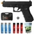 Pistola de Airsoft Green Gas HFC Glock G18 Blowback + Maleta + 6 Cilindros Green Gás + 5000bbs