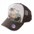 Boné Trucker Black Bulls Off Road BNE Sport - Marrom e Cinza