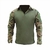 Camisa Tática Militar Combat Shirt Fox Boy Raglan Verde Multicam