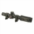 Luneta T-Eagle ER 1-6x24 IR Black - Armas de Fogo - Retículo Iluminado - Suporte Reforçado 11mm