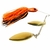 Isca Artificial Spinner Bait - Laranja Com Preto