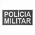 Patch Emborrachado POLICIA MILITAR - Cinza / Preto