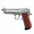 Pistola de Pressão CO2 Swiss Arms Modelo PT 92 Hairline 4,5mm Full Metal Blowback - Prata Fosca