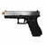 Pistola de Airsoft Green Gas WE Glock G17A Silver Gen3 Blowback