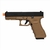 Pistola de Airsoft Green Gas WE Glock G17A Gen3 Tan Blowback