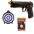 Pistola de Airsoft Kwc M92 Beretta + BB's + Alvo em Gel