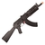 Rifle de Airsoft Elétrico QGK 47 Sierra RIS - Gear Box Metal - comprar online