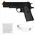 Pistola de Airsoft QGK S1911 + Óculos + 500 BBs