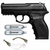 Pistola de Pressão Co2 Crosman P10 4,5mm 20 Tiros + 2 Co2 + Óculos + 5 Alvos