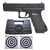 Kit Pistola de Airsoft Spring Vigor GK-V20 Full Metal + 10 Alvos+ Maleta Falcon