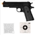 Pistola de Airsoft QGK S1911 + Alvo + 500 BBs 0.20g