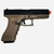 Pistola de Airsoft Green Gas Army R17 Slide Metal Blowback - Tan - Mostruário - comprar online