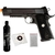 Kit Pistola de Airsoft Marcux GBB Green Gás - Blowback - Full Metal + 100 bbs + Green Gás + 10 Alvos