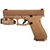 Pistola Glock G19X Cal. 9x19 Compact 17+1 tiros - Coyote + Lanterna Streamlight