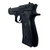 Pistola de Airsoft Spring Saigo Beretta 92 Full Metal - Preta - Mostruário na internet