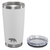 Copo Térmico Tumbler QGK 591ml Branco com Tampa - Falcon Armas