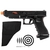 Pistola de Airsoft Rossi GK Combat Master Blowback 6mm + Coldre de Tecido + 20 Alvos