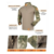 Camisa Tática Militar Combat Shirt QGK - Atacs AU-M