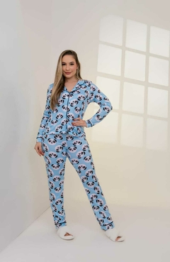 PIJAMA AMERICANO LONGO - PANDA