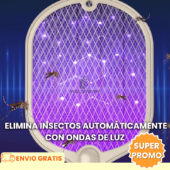 RAQUETA MATA MOSCAS Y MOSQUITO DUAL RECARGABLE en internet