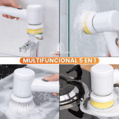 CEPILLO ELECTRICO 5 EN 1 USB - LIMPIADOR AZULEJOS COCINA BAÑO - comprar online