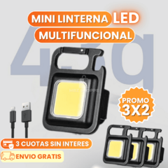 3X2 - MINI LINTERNA LED MULTIFUNCIONAL