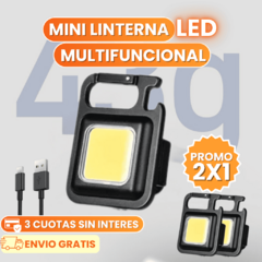 2X1 - MINI LINTERNA LED MULTIFUNCIONAL