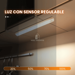 Imagen de LUZ CON SENSOR DE MOVIMIENTO - RECARGABLE - 50CM