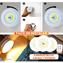 LUZ LED TOUCH PACK X3 UN - AUTOADHESIVA PORTATIL A PILAS - comprar online