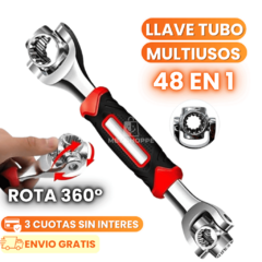 LLAVE TUBO MULTIUSOS 48 EN 1