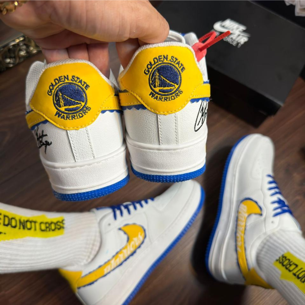 Tenis AIR Force 1 Golden State Warriors