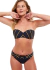 BIKINI BANDEAU BLK-GOLD