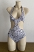 TRIKINI SUNSET ESTAMPADO BROCHE