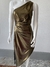 Vestido dorado Susana dress - Boutique Narita