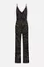 TWIST FRONT JERSEY JUMPSUIT TAKE MY TIGER - Boutique Narita