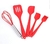 Kit Utensílios de Cozinha em Silicone VERMELHO - loja online