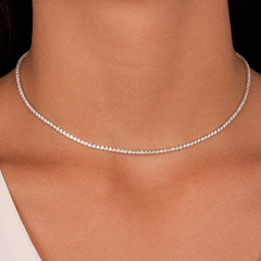 Choker Riviera Banhado a Ródio - comprar online