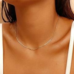 Choker Mini Medalhas Banhado a Ouro - comprar online