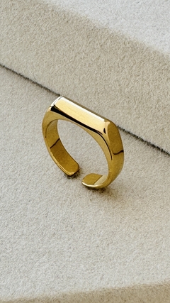 Anel Liso Banhado a Ouro 18K - comprar online