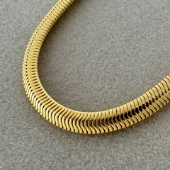 Pulseira Malha Roliça Banhada a Ouro 18K - comprar online