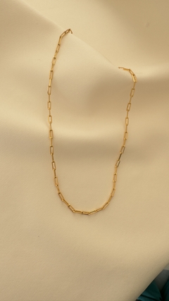 Choker de Elos Pequenos Banhado a Ouro 18k - comprar online