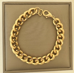 Pulseira Elo Grumet Banhada a Ouro 18K