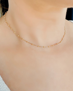 Choker De Bolinhas Banhado a Ouro - comprar online