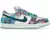 Futura Laboratories x Nike SB Dunk Low White and Geode Teal