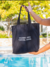 BOLSA ECOBAG TECIDO AQUABLOCK- WORRY LESS TRAVEL MORE