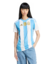 Camisa Seleção Argentina Home 24/25 - Torcedor Feminina - Branca / Azul