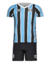 Kit Infantil Gremio Home 24/25 - Torcedor - Preto / Azul