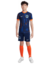 Kit Infantil Seleção Holanda Away 24/25 - Torcedor - Azul / Laranja